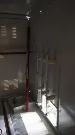 Нижняя зона трансформаторного отсека КТП